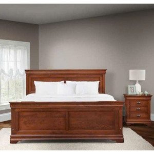 Victoria Oak - BED 1m8 x 2m : Giường Ngủ Gỗ Sồi 